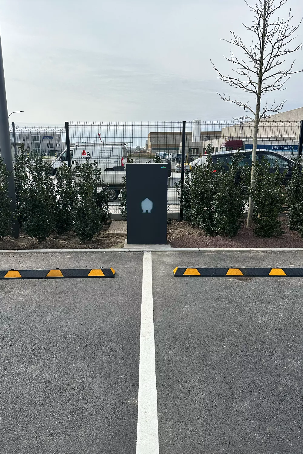 Butée de parking pour Smappee EV Base